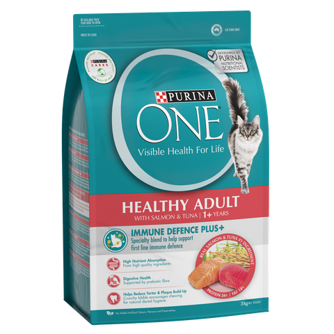 PURINA ONE ADULT Dry Healthy Salmon & Tuna 3kg