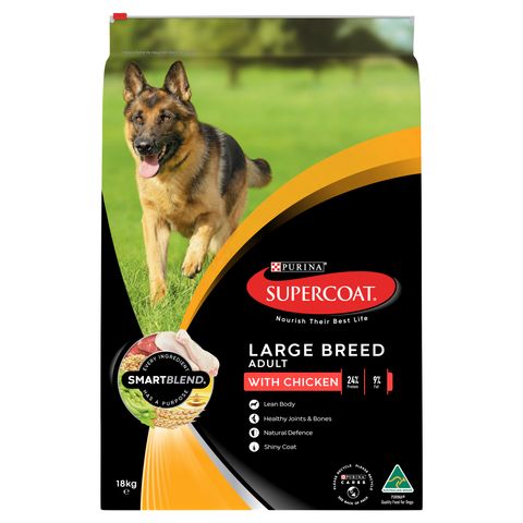 SUPERCOAT Adult Large Breed Chicken 18kg  (32)