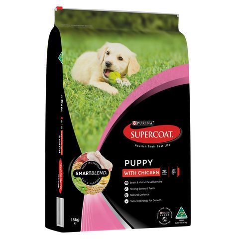 SUPERCOAT Puppy Chicken 18kg  (32)