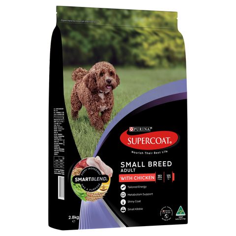 SUPERCOAT Adult Small Breed Chicken 2.8kg