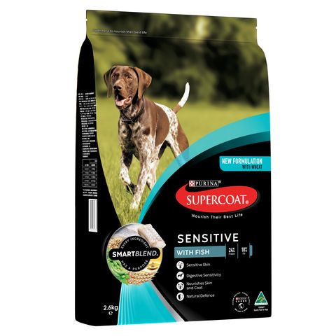 SUPERCOAT Adult Sensitive Fsh 2.6kg