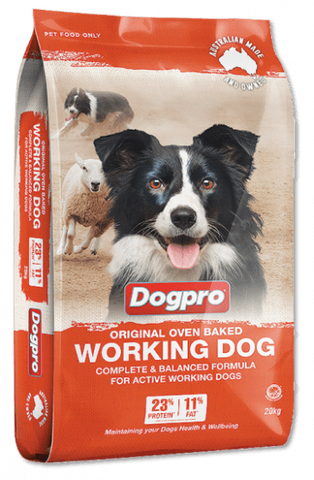 HYPRO DOGPRO Working Dog 20kg  (Orange Bag)  (50)