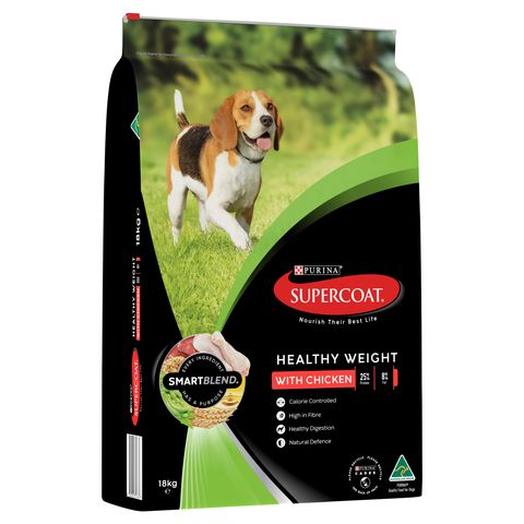 SUPERCOAT Adult Healthy Weight Chicken 18kg  (32)