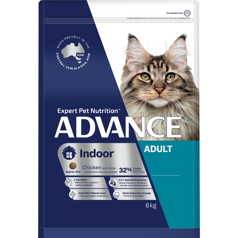 ADVANCE Cat Indoor Chicken and Rice 6kg