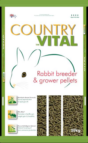 HYGAIN Country Vital Rabbit Pellets 20kg (52)