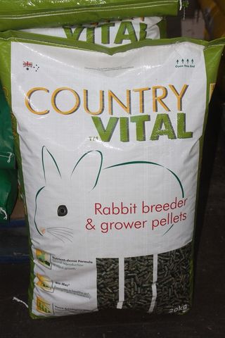 Rabbit best sale grower pellets