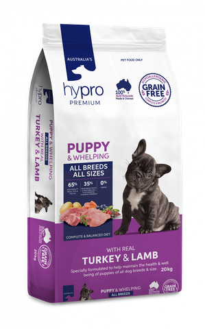 HYPRO PREMIUM GF Puppy Turkey & Lamb 20kg  (28)