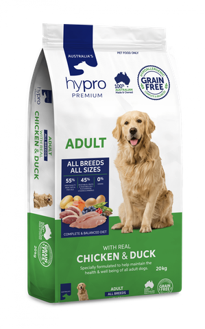 HYPRO PREMIUM GF Adult Chicken & Duck 20kg  (28)