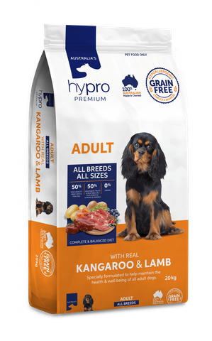 HYPRO PREMIUM GF Adult Kangaroo & Lamb 20kg  (28)
