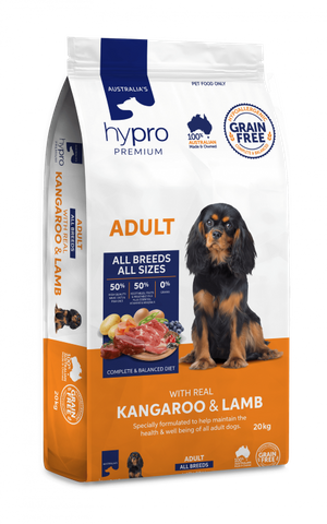 HYPRO PREMIUM GF Adult Kangaroo & Lamb 20kg  (28)