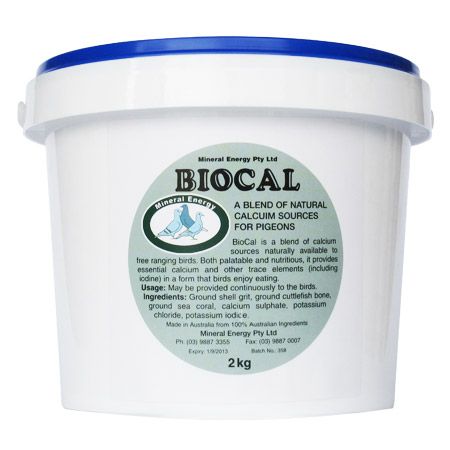 MINERAL ENERGY Biocal for Pigeons 2kg