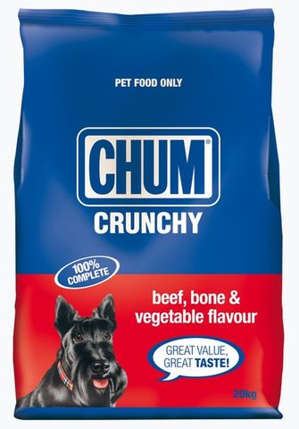 Chum Crunchy Beef & Bone 20kg