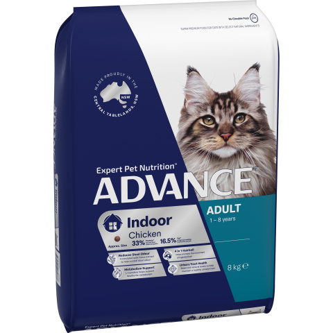 ADVANCE  Dry Cat Adult Indoor Chicken 8kg