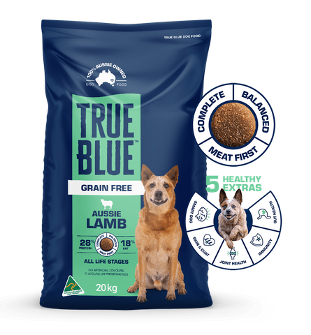 TRUE BLUE GRAIN FREE AUSSIE LAMB  20Kg