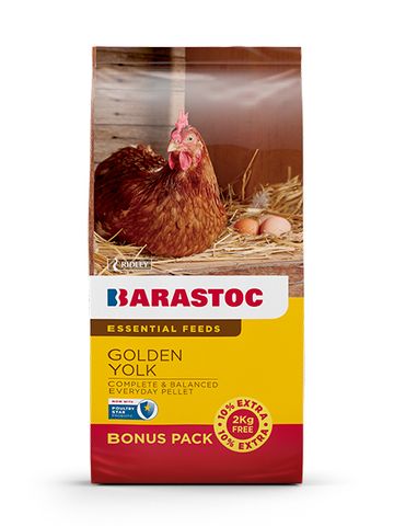 BARASTOC Golden Yolk Layers 22kg Bonus Bag  (48)
