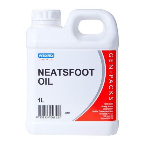VETSENSE Neatsfoot Oil 1lt