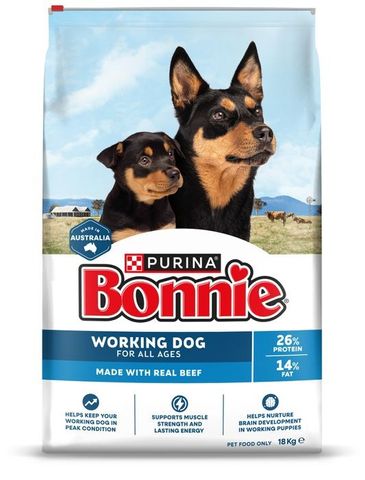 BONNIEt Working Dog Beef 18kg