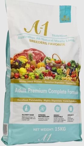 AL A CARTE  A1 Complete Monoprotein Lamb  15kg  (66))