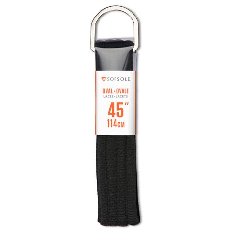 Sof Sole Oval Laces 45 Black r