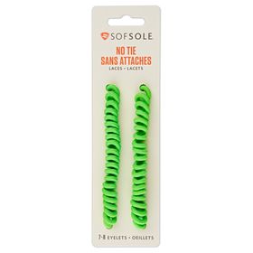Sof Sole No Tie Neon Green Laces r