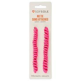 Sof Sole No Tie Neon Pink Laces r