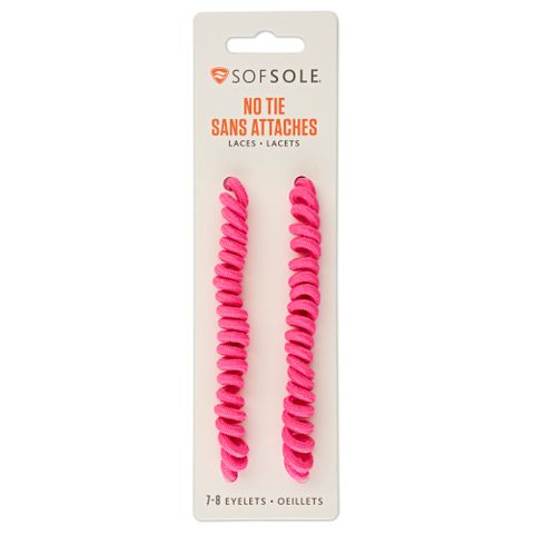 Sof Sole No Tie Neon Pink Laces r
