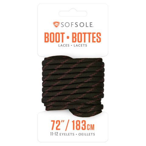Sof Sole Boot 72 Laces BLK/TAN r
