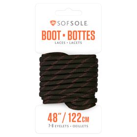 Sof Sole Boot 48 Laces BLK/TAN r