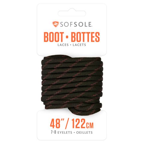 Sof Sole Boot 48 Laces BLK/TAN r