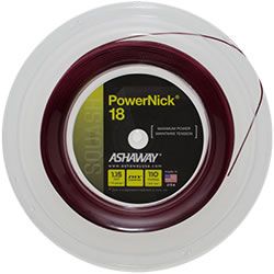 Ashaway PowerNick 18g Red Squash String Reel 110m