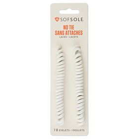 Sof Sole No Tie Laces White r