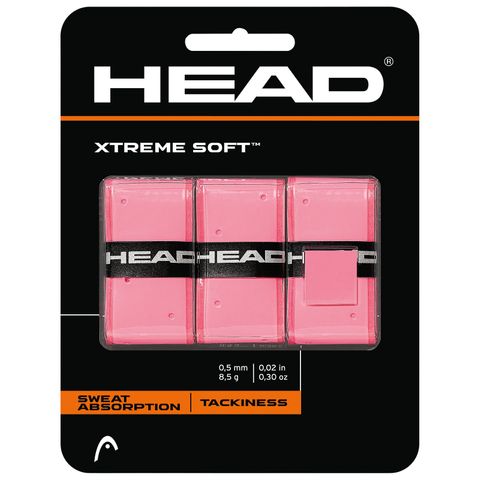 HEAD Xtreme Soft Overgrip Pk3 Pink l