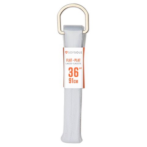 Sof Sole Flat Laces 36 White r