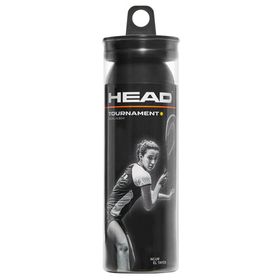 HEAD Single Yellow Dot Squash Ball 3-Ball pk