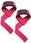Harbinger Women's Padded Cotton Lifting Straps Pink 21"