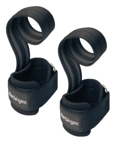 Harbinger Big Grip Pro Lifting Straps Black r