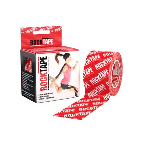Rocktape Red Logo 5cm x 5mtr Roll