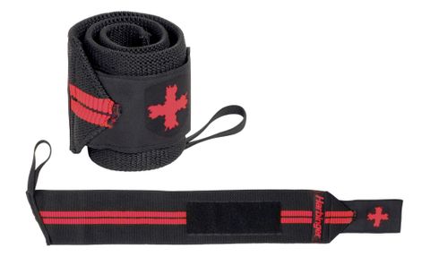 Harbinger Red Line Thumb Loop wrist Wraps Blk/Red 18" r