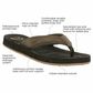 Cobian Sandal Draino 2 - Chocolate Mens