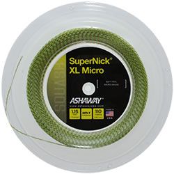 Ashaway Supernick XL 18g Micro Yel Squash String Reel 110m