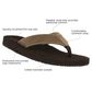 Cobian Sandal Floater - Mocha Mens