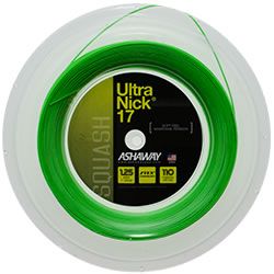 Ashaway Ultranick 17g Optic Green Squash String Reel 110m