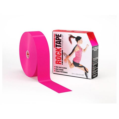 Rocktape Pink 5cm x 32mtr Bulk Roll