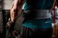 4" Padded Leather Lifting Belt Black