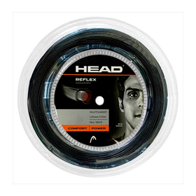HEAD Reflex 18g Squash String 110m Reel Black