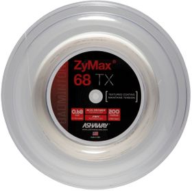 Ashaway ZyMax 68 TX White Badminton String REEL 200m