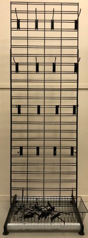 Implus Stand 1800x600 with 1x basket 30x hooks