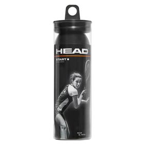HEAD Start White Dot Squash Ball 3-Ball Pk