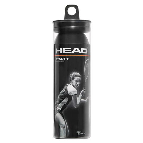 HEAD Start White Dot Squash Ball 3-Ball Pk
