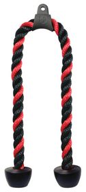Harbinger Tricep Rope Black/Red 26"